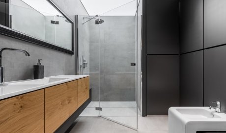 Rénovation de salle de bain avec douche à l’italienne Diemoz